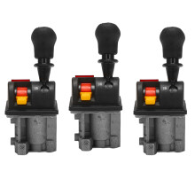 3X Válvulas de Controle Proporcional com Interruptor PTO Caminhão Basculante Sistema Hidráulico Basculante Desaceleração Caminhão Pneumático