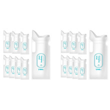 16PCS Disposable Urine Bags, 700ML Urine Bags for Travel Camping Emergency and Traffic Jam, Pee Bags with for , Women