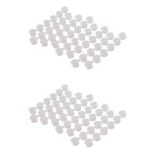 16 Strips/96 Pots 3Ml Empty Paint Strips Paint Cup Pots Plastic for Classrooms Schools Painting Arts Crafts Supplies