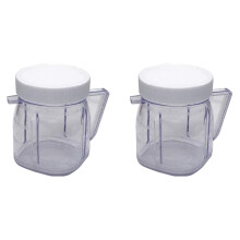 Für  Mixer Ersatz Teile, 4937  Osterizer Mixer Zubehör, Tasse  Kunststoff Dosen mit Deckel (2 Pack)