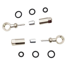 2X Bicycle Disc Brake Banjo Connector Oil Needle Olives Ring Screw Kit for Level TLM/ A1,Code R B1 Calipers