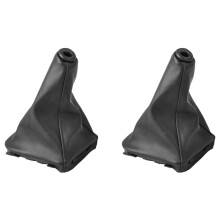 2X Car PU Leather Gear Boot Gaiter Cover for Avante XD 2002 2003