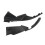 4Pcs Front Windshield Wiper Cowl Trim Water Deflector Plate Neck Trim Panel for  Kicks 2016-2020 2