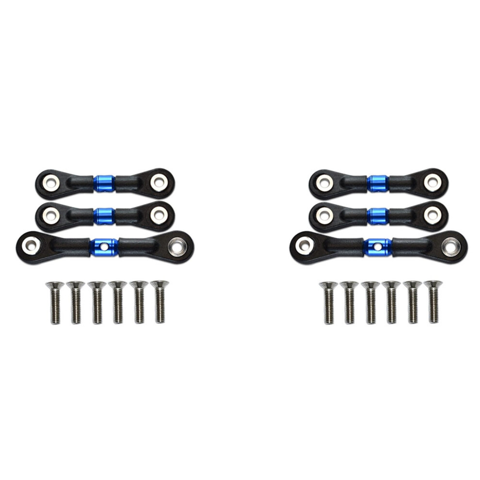 6Pcs Steering Link Rod Servo Rod For Tt-02 Tt-02T Tt02 Tt02t 1/10 Rc Car Upgrade Parts Accessories, 6031261150795
