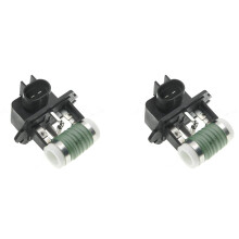 2X 25385-1M000 Radiator Fan Blower Motor Resistance for 09-16 Accent Veloster Forte Rio 253851M000