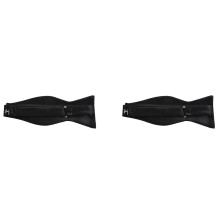 20X Tuxedo Tie Satin Bow Tie for Men - Black