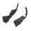 4Pcs Front Windshield Wiper Cowl Trim Water Deflector Plate Neck Trim Panel for  Kicks 2016-2020 4