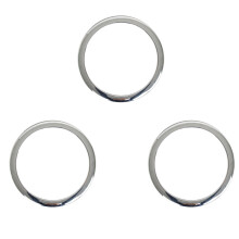 3X Kit de Batería de 6 Pulgadas Anillos de Orificio para Bombo Accesorios para Herramientas de Perforación de Tambor