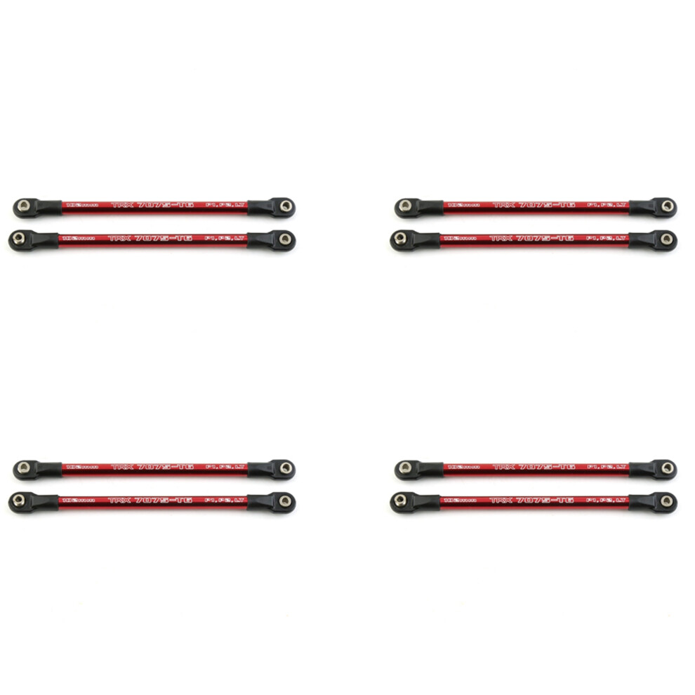 8Pcs Aluminum Pushrod Link Rod 5318X 5318 -Anodized For 1/10 E-Revo Summit Revo Rc Car Upgrade Parts Red 6033306343926