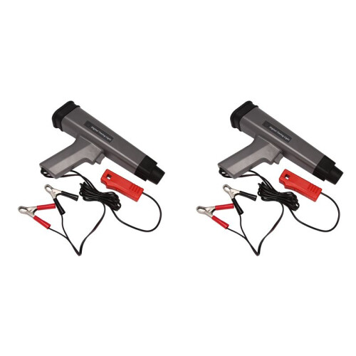 2X 12V Car Digital Engine Timing Light with LED Display Ignition Timing Strobe Light Inductive Timing Lamp Detector