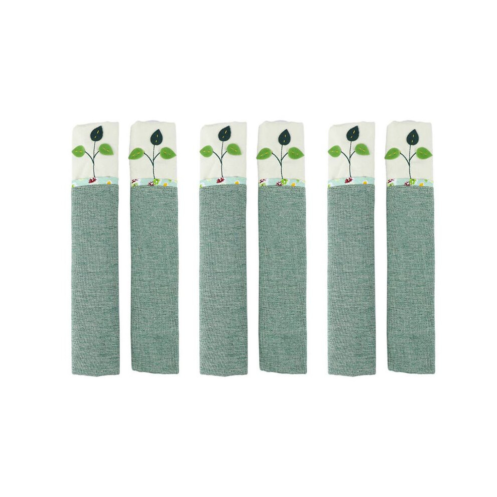 3 Pair Cotton Door Handle Covers Refrigerator Doorknob Cover Practical Double-Door Fridge Gloves Protector 6033087233683