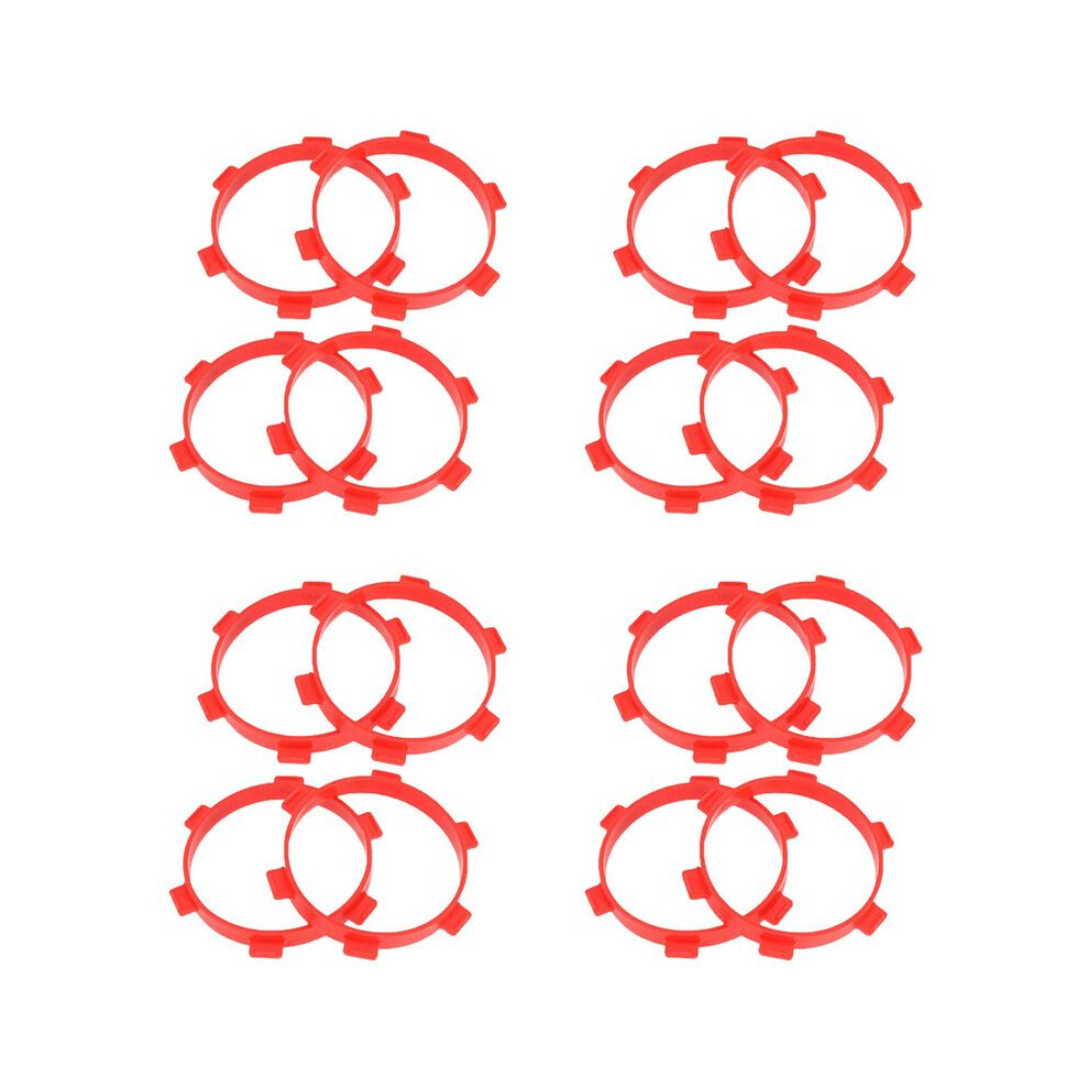 16Pc Rubber Tire Mounting Glue Bands Diameter 85Mm For Rc Parts 1/8 Buggy 1/10 Short Course Truck Accessories Tools Red 6034180186616