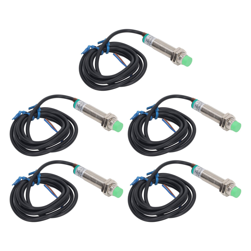 5Pcs 2-Wire No Proximity Sensor 4Mm Detection Ip65 10-36Vdc 8481371244446