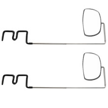 2X Bike Bicycle Cycling Riding Mirror Helmet Mount Rearview Rear View Eyeglass