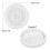 8 Pack Round Silicone Coaster Molds,Clear Epoxy Molds for Casting with Resin,Concrete,Cement and Polymer Clay 2
