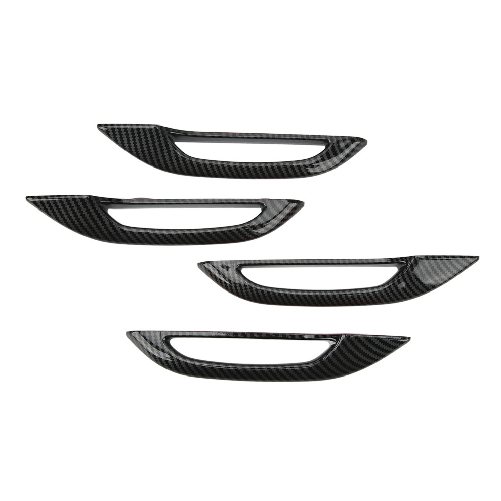 Tesla Model 3 Y Car Handle Guards Anti Freezing Carbon Fiber Design 4 Pieces 7621380496806