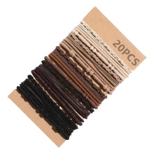 Bracelets à attaches pour cheveux, 20 pièces, bandes-Ensemble 1