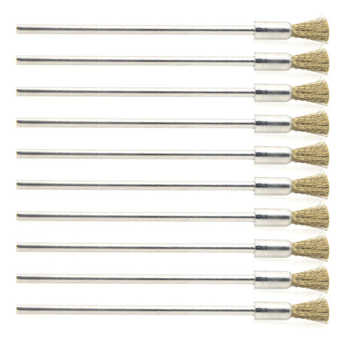 10Piece Wire Brush for Drills Wire Brush Bit Effective Removal