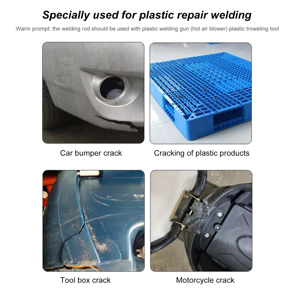 Plastic Welding Rods 20 Pcs Tpo Teo Pp For Bumper Kayaks Plastic Craft Welders 3041380501111