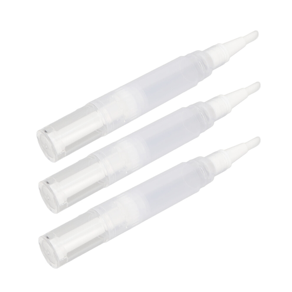 Portable 4.5ml Twist Pens 3 Pack Refillable Brush Tip Applicators Set