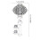 2Pcs Divine Key Organizer Wall Mounted Pendant Easy Install Home 3
