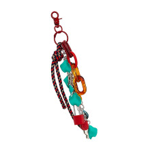 Stylish Multipurpose Nylon Cord Lock Chain Pendant Fashion-Red