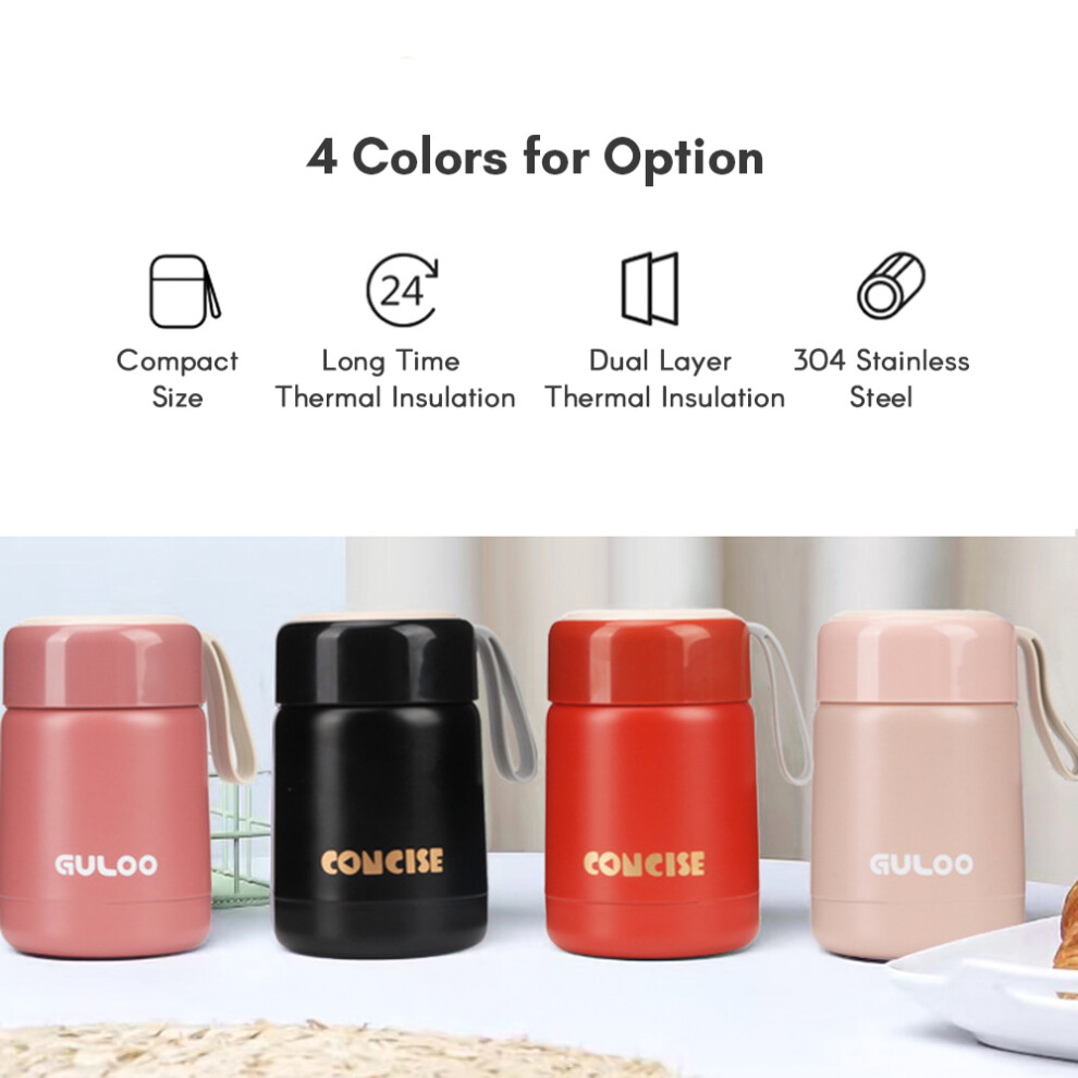 300ml Stainless Steel Kids Food Jar Vacuum Insulated Leak-Proof Thermos