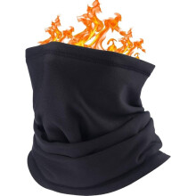 Face Cover Neck Gaiter For Cold Climates, One Size Fit Most Perfect for Outdoor Activities With Elastic Spandex Fleece Construction, Machine Washable