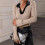Γυναικείο Casual Knit Top, Πουλόβερ με V λαιμόκοψη και ριμπ ύφανση, Άνετο, Αναπνεύσιμο 5
