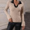 Γυναικείο Casual Knit Top, Πουλόβερ με V λαιμόκοψη και ριμπ ύφανση, Άνετο, Αναπνεύσιμο 3