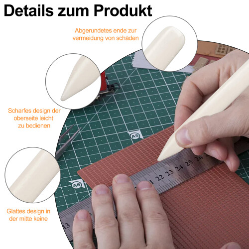 Precision Artisan, Genuine Bone Folder Inspired, Comfortable Fit Smooth Finish, Increased Durability Precise Control for Seamless Crafting Adventures 2