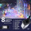 Luminous Multi-Color Indoor Outdoor LED String Light, 8 Modes Waterproof Extendable String Lights for Mesmerizing Christmas Decor (75ft) 6