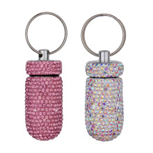 Porte-clés chic pour boîte à tablette de poche-Couleur AB x rose