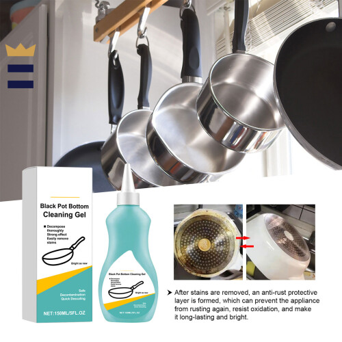 Rust Cleaners Metal Rust Removers Kitchen Pots Bottom-2 bottles 2