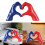 Independence Day Heart Sculpture Decorations Gesture Heart Hands 2