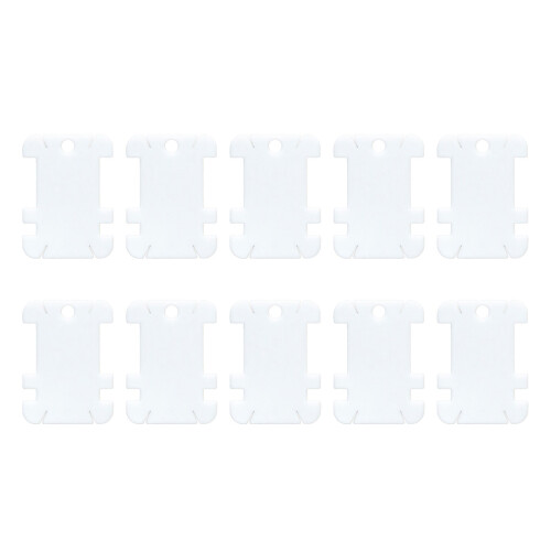200Pcs Plastic Floss Bobbins 2.2x1.6in Embroidery Thread Winders