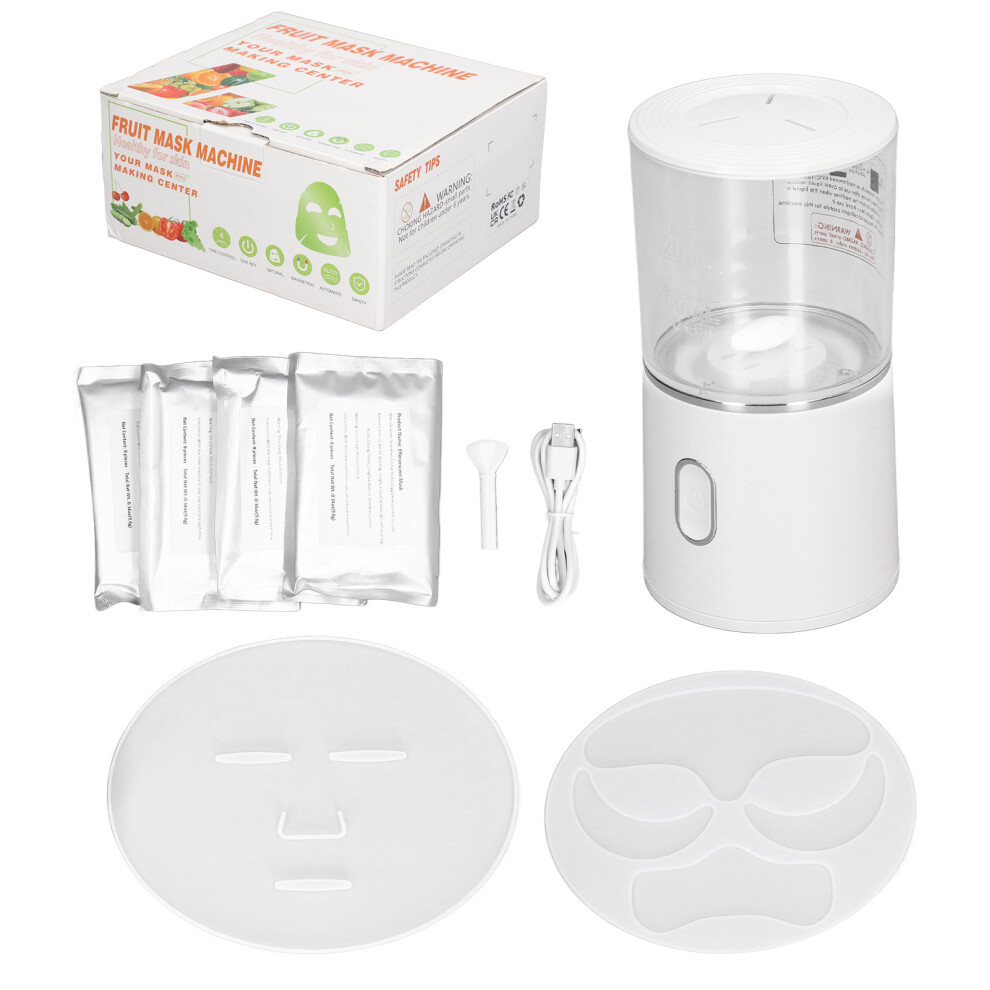Face Mask Maker Machine For Natural Skincare, Automatic Face Mask Maker With Collagen DIY Fruit Vegetable Facial Mask Making Device, SPA Facial Skin
