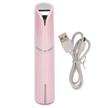 Electric Facial Hair Remover with Dual Ring Blade Design, USB Rechargeable for Quick and Efficient Hair Removal, Hypoallergenic and Painless