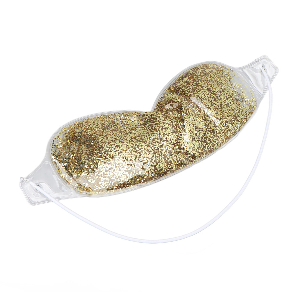 Gel Bead Eye Mask Cold Compress For Tired Eyes, Therapeutic Relief Soft Durable Coil Comfortable Fit With Automatic Cooling Technology For Puffiness