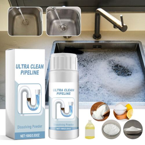 Pipe Dredge Foaming Cleaning Tool for Unclogging-1 bottle 2