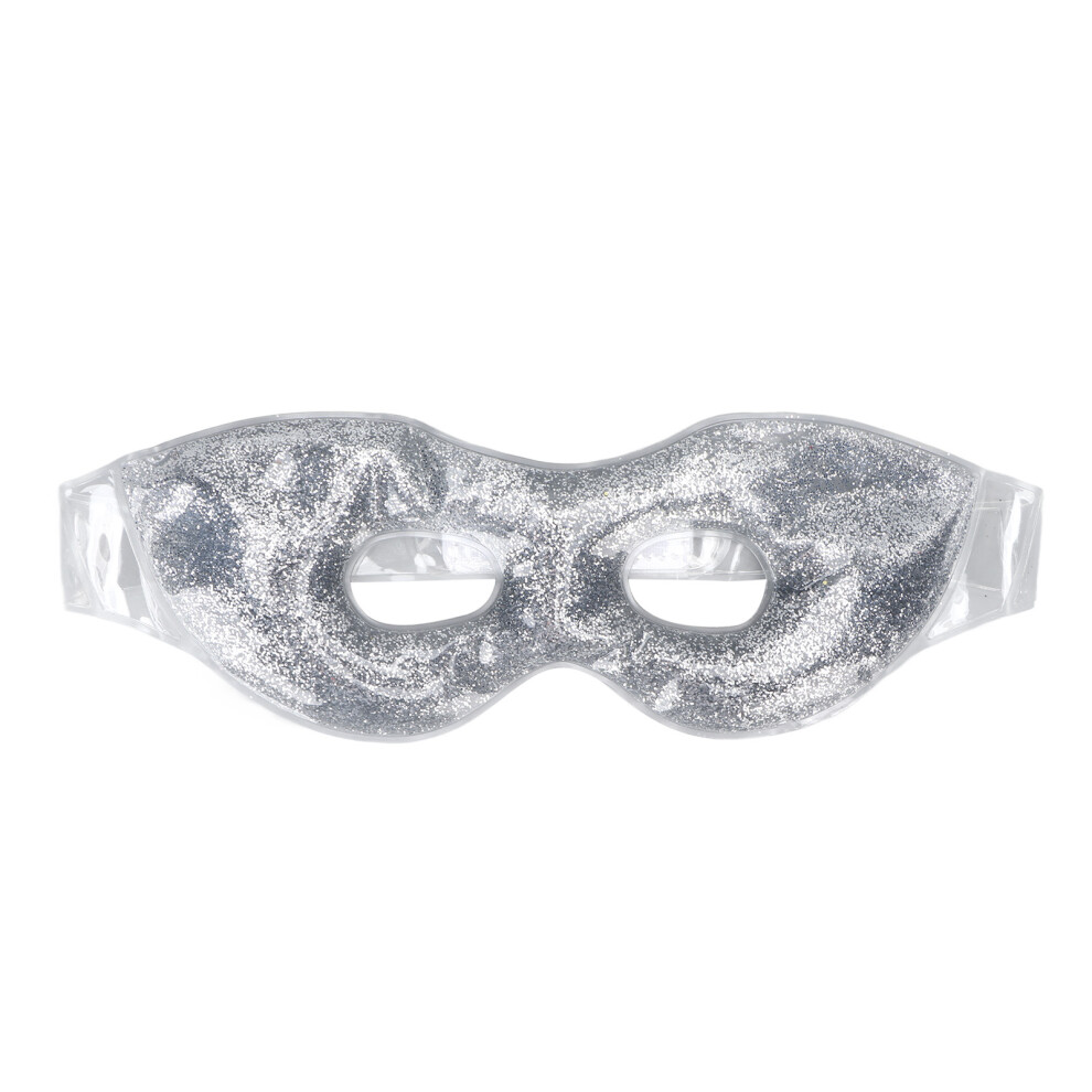 Silver Soothing Relief Cooling Eye Mask, Perfect For Therapeutic Hot Cold Compress Sessions, Tone