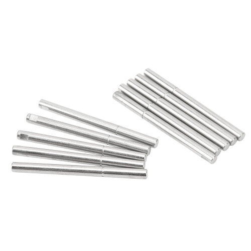 Dowel Pins Stainless Steel High Temperature Resistant Fine Processed Rust Resistant Industrial Fixing Elements Durable Support Pegs 10PCS 1