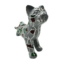 3D Cat Figurines Desktops Ornament Resins Animal Statue Car