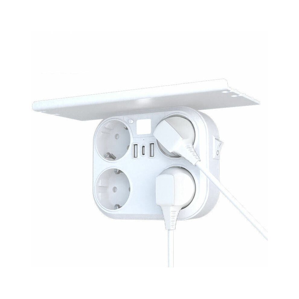 International Power Plug For Safe And Reliable European Travel, Outlet Adapter With 4 French Sockets And 2 Usb C Ports, Upgraded Dynamic Current 9169997290519