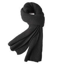Sciarpa lavorata a maglia per l'inverno, sciarpa lavorata a maglia a coste semplici, super elegante, sciarpa calda per l'inverno per tenersi al caldo