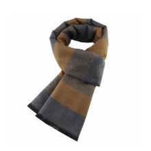 Dikke sjaal voor de winter, modieuze sjaal voor koud weer, elegante jacquard sjaal, zachte sjaal, klassieke geruite lange sjaal, warm, winddicht,