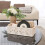 Macrame Storage Baskets, Boho Decor For Bathroom Bedroom, Decorative Storage Boxes With Metal Wireframe Support, Natural Cotton Rope Multipurpose 3