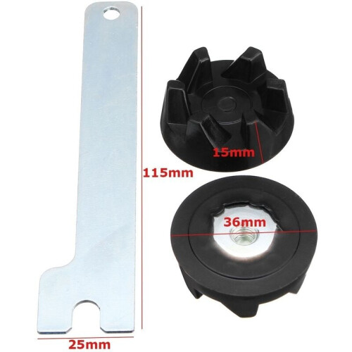 Accouplement d'entraînement pour mixeur, ajustement parfait pour une performance ultra durable, 1 ensemble comprenant un accouplement de 1