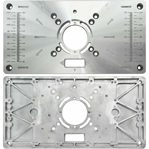 Professional Woodworking Plate, Multifunctional Router Table Insert Plate with Easy Adjustment for Router Mounting 2