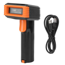 Professional CMOS Imaging Barcode Scanner High Density Reading Ability Silver Surface Reflective Material Compatibility Durable ABS PC Housing